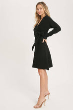 Load image into Gallery viewer, Chic Elegance Surplice Wrap Dress
