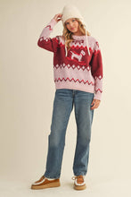 Load image into Gallery viewer, Puppy Slopes into the Holidays Pullover Sweater
