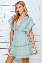 Load image into Gallery viewer, All the Frills Sage Dress
