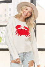 Load image into Gallery viewer, Chesapeake Charm Crab Sweater (Available in Curvy)
