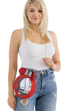 Load image into Gallery viewer, Life’s Better with a Bow Sequin Clear Acrylic Crossbody Bag
