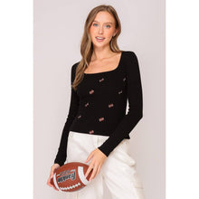 Load image into Gallery viewer, Football Season Sweater (Purple, Black or Red)
