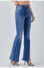 Load image into Gallery viewer, Clean Slate Front Slit Flare Jeans
