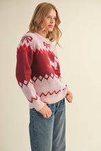 Load image into Gallery viewer, Puppy Slopes into the Holidays Pullover Sweater
