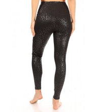 Load image into Gallery viewer, Midnight Luxe Leopard Leggings
