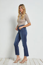 Load image into Gallery viewer, Classic High Rise Straight Crop Jeans
