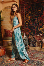 Load image into Gallery viewer, Feelin’ Teal Tie-dyed Maxi Dress
