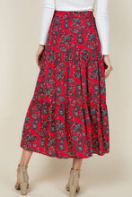 Load image into Gallery viewer, Pretty Paisley Midi Skirt
