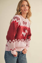 Load image into Gallery viewer, Puppy Slopes into the Holidays Pullover Sweater
