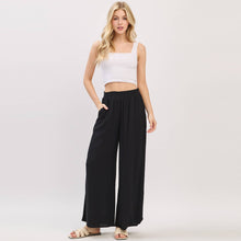 Load image into Gallery viewer, Day to Slay Smocked Wide Leg Palazzo Pants (last one M)
