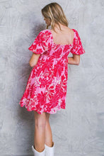 Load image into Gallery viewer, Pink Tropics Babydoll Dress
