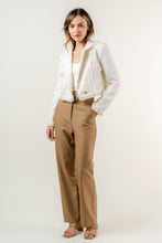 Load image into Gallery viewer, The Glow Up Moto Chic Tweed Blazer Jacket
