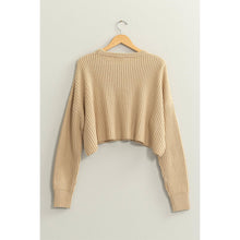 Load image into Gallery viewer, Make it a Day Oversized Crop Sweater
