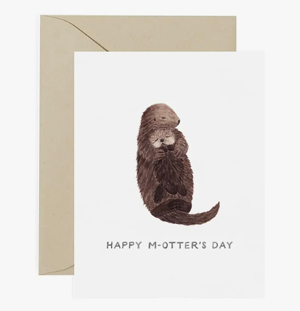 Happy M-otters Day Card