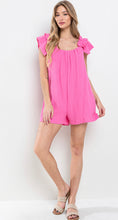 Load image into Gallery viewer, Gauzy Pink Romper
