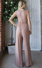 Load image into Gallery viewer, Chasing Summer Faux Wrap Jumpsuit (3 colors available)
