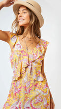 Load image into Gallery viewer, Pretty in Paisley Cut-out Jumpsuit
