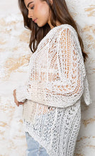Load image into Gallery viewer, Summer Nights Crochet Coverup Hoodie
