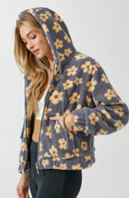 Load image into Gallery viewer, Daisy Fields Teddy Hoodie Jacket
