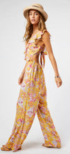 Load image into Gallery viewer, Pretty in Paisley Cut-out Jumpsuit
