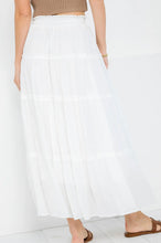 Load image into Gallery viewer, White Ruffles Maxi Skirt
