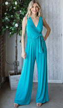 Load image into Gallery viewer, Chasing Summer Faux Wrap Jumpsuit (3 colors available)
