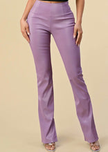 Load image into Gallery viewer, Lovely Lilac Faux Leather Pants
