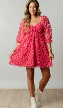 Load image into Gallery viewer, Barbie Babydoll Floral Appliqué Dress
