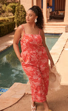 Load image into Gallery viewer, Tropical Coral Jumpsuit (Curvy Collection)
