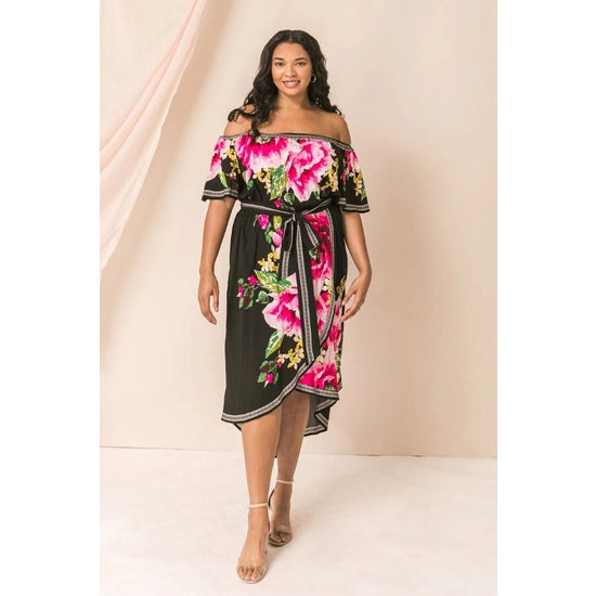 Blossoming Bouquets Dress (Curvy Collection)