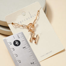 Load image into Gallery viewer, &quot;Say my name, say my name&quot; Initial Toggle Necklace
