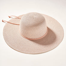 Load image into Gallery viewer, Metallic Straw Hat
