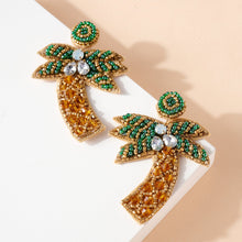Load image into Gallery viewer, Meet me under the Palm Tree Earrings
