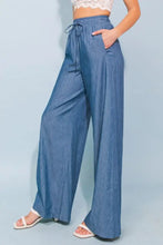 Load image into Gallery viewer, Chic Chambray Palazzos
