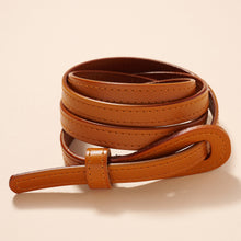 Load image into Gallery viewer, Genuine Leather Tie Belt
