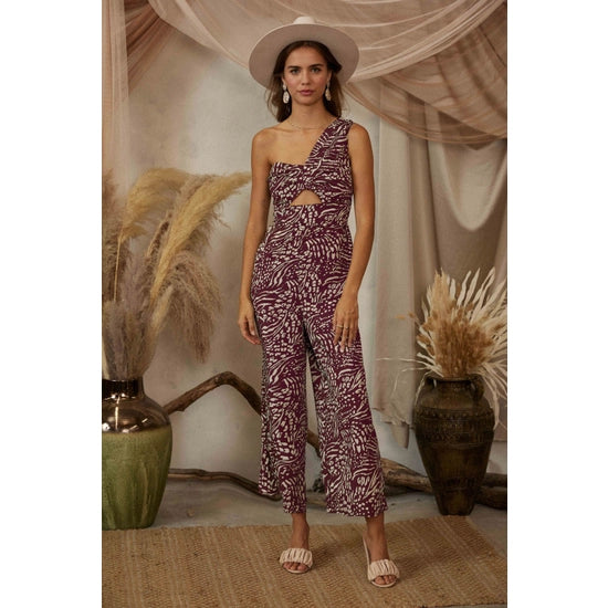 Twisted Tribal Cut-Out Jumpsuit