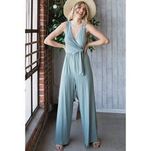 Load image into Gallery viewer, Just Chillin&#39; Tie Front Jumpsuit (3 colors available)

