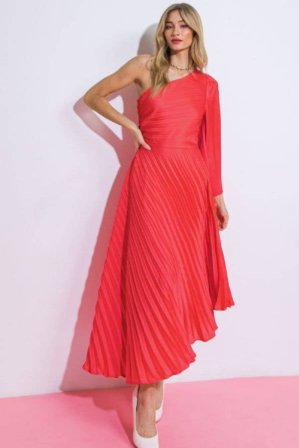 Coral Sunset Silky Smooth Dress