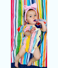 Load image into Gallery viewer, Stripe Crazy Romper
