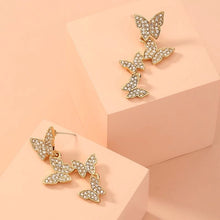 Load image into Gallery viewer, Fly Away with Me Butterfly Earrings
