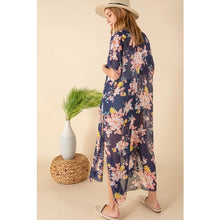 Load image into Gallery viewer, Blue Floral Kimono (Mommy &amp; Me-Sold Separately)
