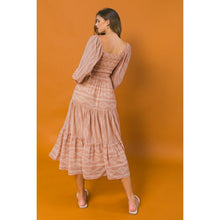 Load image into Gallery viewer, Boho Blush Midi Dress
