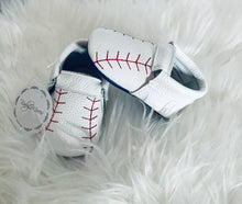 Load image into Gallery viewer, Take me out to the Ballgame! Baseball Moccasins
