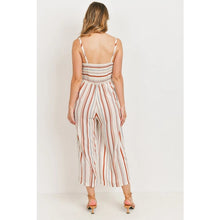 Load image into Gallery viewer, Stripe Happy Wide Leg Jumpsuit
