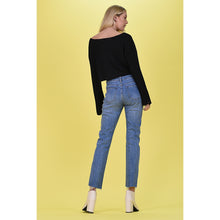 Load image into Gallery viewer, High Rise Straight Leg Jean
