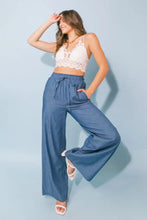 Load image into Gallery viewer, Chic Chambray Palazzos
