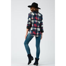 Load image into Gallery viewer, Perfect Plaid Pleather Detail Shirt
