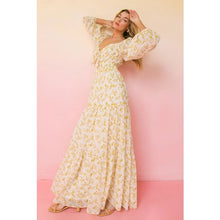 Load image into Gallery viewer, Isn’t it Romantic Floral Maxi Dress
