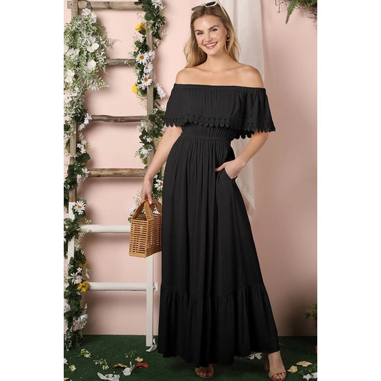 Wind on Your Shoulders Maxi Dress