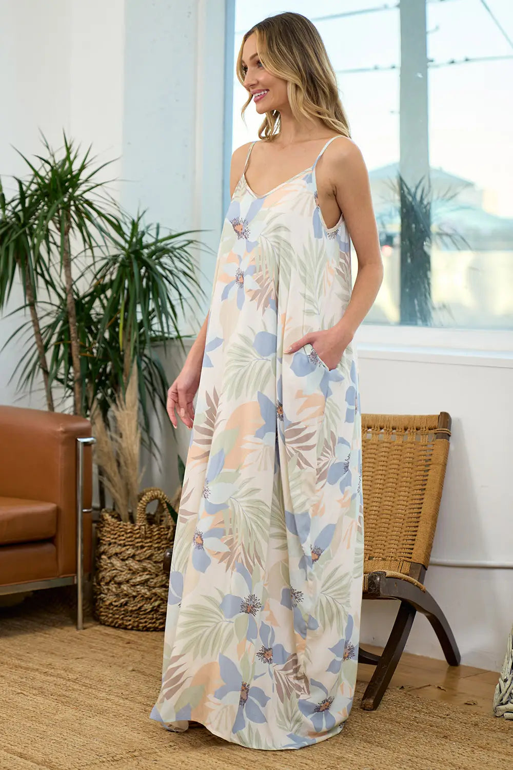Tropical Goddess Maxi Dress (Available in Curvy Collection)